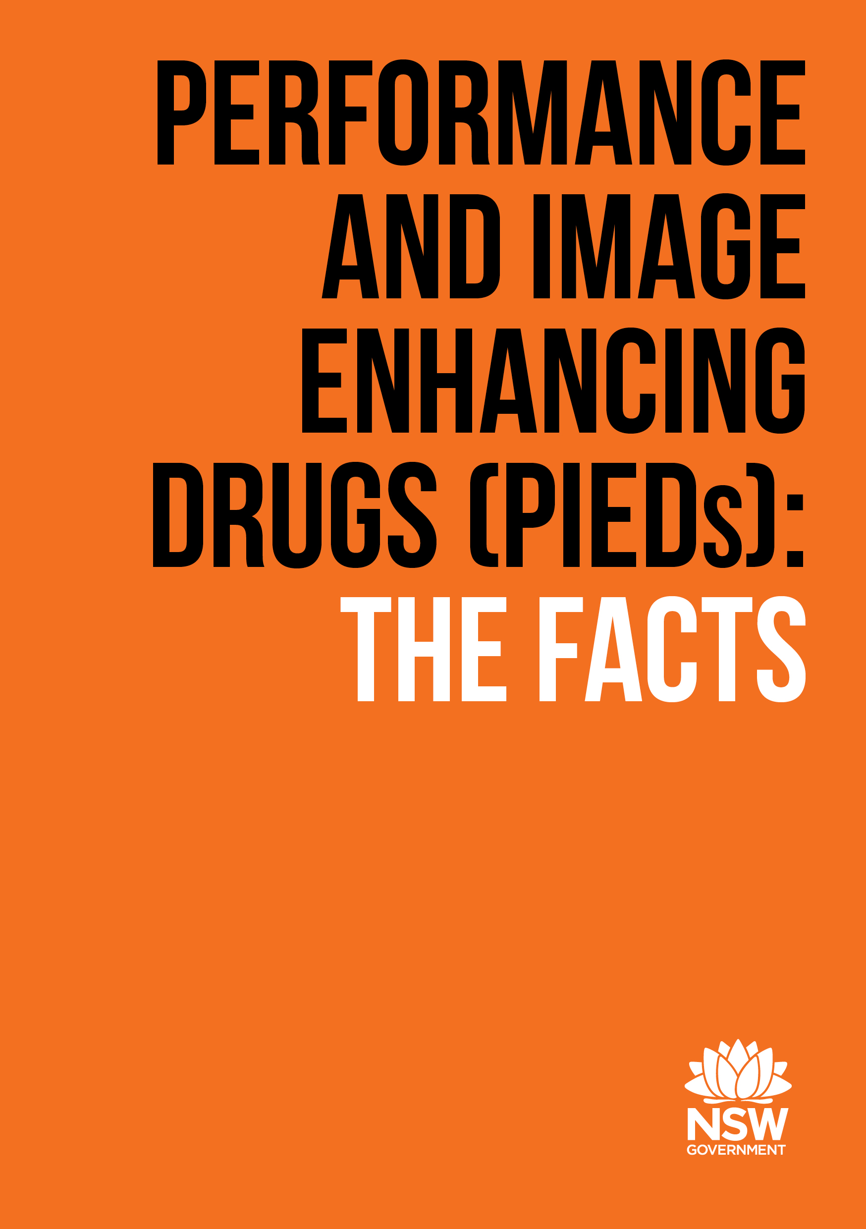 Performance and Image Enhancing Drugs Booklet