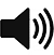 Speaker icon audio content